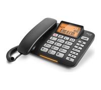 Gigaset - Telefono con Filo Tasti Grandi Display Illuminato Colore Nero