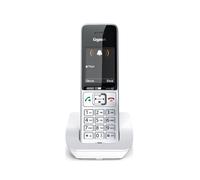 Gigaset Telefono Cordless DECT Argento e Bianco con Vivavoce