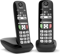 SIEMENS TELEFONO CORDLESS GIGASET E270 DUO NERO (L36852-H2816-K131)**PUOI PAGARE ANCHE ALLA CONSEGNA!!!**