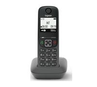 Gigaset Telefono Cordless Identificatore di chiamata Nero con 50 melodie