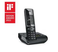 Gigaset Telefono Cordless Identificatore di chiamata Nero con Vivavoce