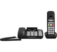 Gigaset DL780 Plus Duo Telefono a Filo + Cordless Nero
