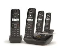 Gigaset AS690A Telefono fisso Quattro Nero [Versione Italiano]