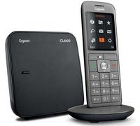 Gigaset CL 660HX Telefono Cordless, Cornetta Universale per Tutte le Basi DECT GAP, Grigio