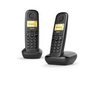 GIGASET WIRELESS LANDLINE PHONE A170 DUO BLACK (L36852-H2802-D201)