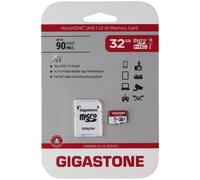 Gigastone 32GB Micro SDHC UHS-1 Classe 10 90MBs Scheda Di Memoria E Adattatore