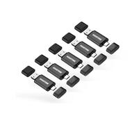GIGASTONE 64GB Dual Chiavetta USB Flash (Confezione da 5) Z40 USB 3.2 Gen 1, 2-in-1 Type-A & Type-C, 100MB/s Alta Velocità, per Smartphone, PC, Mac, TV, Auto, USB 2.0/3.0/3.1 Compatibile