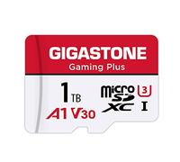 GIGASTONE Micro SD 1TB, Gaming Plus, 1 TB Specialmente per Nintendo Switch 1, Gopro Fotocamere Videocamera Tablet, Velocità Fino a 100 MB/s, Adattatore Scheda SD, UHS-I A1 U3 V30 MicroSDXC