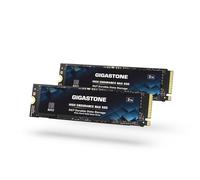Gigastone SSD 2TB (2 pezzi) M.2 NAS SSD 24/7 Cache ad alta resistenza per archiviazione collegata alla rete Business Data Center Personal Cloud PCIe 3.0 NVMe NAS Unità a stato solido interna
