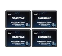 Gigastone SSD 512GB NAS SSD Disco (set da 4) 24/7 Alta Resistenza TLC business RAID Sync Cloud Dati Backup Network Attached Storage Cache SATA III 2,5 Pollici Unit? a stato solido interno