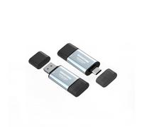 Gigastone SSD esterno 512 GB (confezione da 2) USB-A+C fino a 500 MB/s per PS5 iPhone16 4K 60 fps ProRes USB3.2 Gen2 Portable Backup HDD per MacBook iPad PlayStation Xbox Duo Go