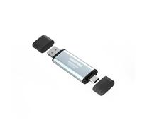 Gigastone SSD esterno da 1 TB USB-A+C fino a 1,050 MB/s per PS5 iPhone16 4K 60fps ProRes USB 3.2 Gen2 Hard disk SSD portatile per MacBook iPad PlayStation Xbox Duo Go