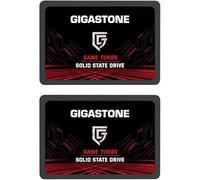 GIGASTONE SSD SATA III 2TB (2 Pack) 2,5" SSD interno 3D NAND Internal Solid State Drive Compatibile con Laptop e PC Desktop 2.5 Inch Velocità di Lettura fino a 550MB/s SLC Cache Performance