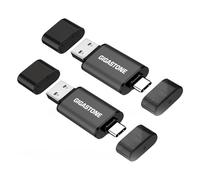 【GIGASTONE】USB 32GB Confezione da 2, 2-in-1 Dual OTG, Z40 USB 3.2 Gen 1 Flash Drive, USB-A e USB-C, Affidabile per Archiviazione, Condivisione File, Backup, Compatibile USB 2.0 / USB 3.0 / USB 3.1