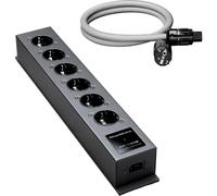 GigaWatt Pack PF-1 EVO+ con PowerSync 1,5m - Ciabatta multipresa, presa multipla o protezione da sovratensione, Protezione contro le sovratensioni