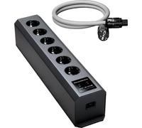 GigaWatt Pack PF-2 EVO+ nero con PowerSync PLUS 1,5m - Ciabatta multipresa, presa multipla o protezione da sovratensione