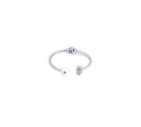 GIGB PBDK Bracciale aperto in oro grosso per le donne alla moda minimalista strass perla braccialetti larghi braccialetto spesso esagerato braccialetto di San Valentino gioielli con fascino, Large