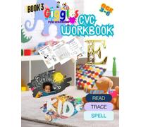 Giggles CVC Workbook - Book 3: Books for Babies |Book 3 of 5 | 8.5x11in 25+ pages: Phonics Lessons to Teach | Practice for Kids | Learn to READ TRACE SPELL