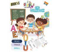 Giggles Fun Learning CVC WorkBook: Simple Stories and Activities for Kids Ages 3-6 | A Phonics-Based Workbook to Help Kids Learn to Read Trace Spell ... Books to Build Skills for Back to School