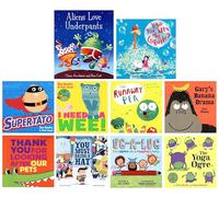 Giggles Galore Collection Illustrated 10 Picture Books Set (Supertato, I Need a Wee!, The Runaway Pea, Gary's Banana Drama, Thank You For Looking After Our Pets, You Must Bring a Hat & Four More...)