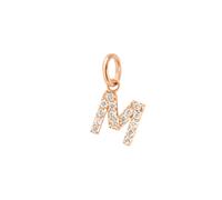 Gigi Clozeau - Lucky Letter M Pendant - - Accessories - Donna - Rosa - ONE SIZE