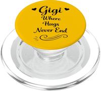 Gigi dove gli abbracci non finiscono mai - Nonna preferita dai nipoti PopSockets PopGrip per MagSafe