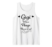 Gigi Dove Gli abbracci Non finiscono mai - Orgoglioso & amorevole Famiglia Nonna Canotta