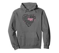 Gigi Fabulous Beloved Parole sentite Amore Felpa con Cappuccio