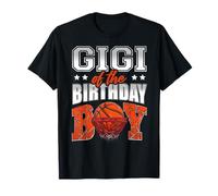 GIGI Of The Birthday Boy Basket Famiglia Baller Party Maglietta