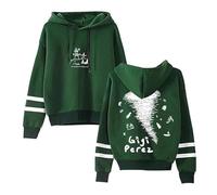 Gigi Perez At The Beach in Every Life 2025 Felpe Unisex Comode e Trendy, Street-Chic e Versatili,Verde,XS