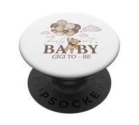 Gigi We Can Bearly Wait Baby Shower Orso Family Matching PopSockets PopGrip Adesivo