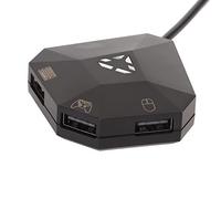 Gigicial Adattatore Cablato Per Tastiera E Mouse Per Nin Tendo Switch, PS 4, X Box One, PS3, X Box 360 Nin Tendo Switch Console, Adattatore Per Mouse E Tastiera con Supporto di Tipo C Mappatura Person