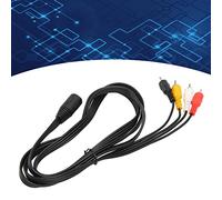 Gigicial Cavo DIN a R-Ca 5 Pin 3,5 Mm DIN Audio Stereo Femmina a 4 R-Ca Maschio Convertitore Adattatore Composito Cavo Video 1,5 M