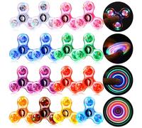 Gigilli Fidget Spinners 16 Pcs, Bomboniere Del Partito Led Light Up Fidget Spinners per Bambini, Regalo di San Valentino Goodie Bag Stuffers Fidget Giocattoli, Glow in The Dark Forniture Del Partito