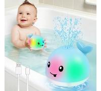 Gigilli Giocattoli per il bagno del bambino, giocattoli da bagno per bambini dai 1 ai 3 anni, giocattolo per vasca da bagno per bambini dai 6 ai 12 ai 18 mesi, regalo di compleanno per ragazzi e