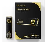GiGimundo 7450 ITERPlus 2TB M.2 SSD, NVMe 2.0 2280 PCIe Gen4×4 Ultra High Speed, Max Read 7400MB/s, Scrittura 5600MB/s, 3D NAND QLC Internal Solid State Drive Compatibile con PS5 Pro