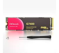 GiGimundo G7400 1TB M.2 PCIe Gen 4.0x4 NVMe SSD - Max 7400MB/s in lettura, scrittura 6600MB/s, prestazioni massime, velocità ultra veloce per giocatori e creativi