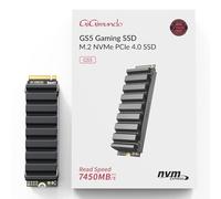 GiGimundo Memorie GS5 2TB PCIe Gen 4.0x4 NVMe M.2 SSD Interno con Dissipatore, 3D Nand TLC, Up to 7450MB/s, Compatibile con Playstation 5, PC Computer Desktop