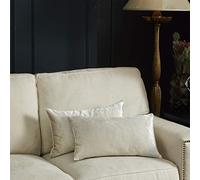 GIGIZAZA Bianco Avorio Lusso Cuscino Copre Caso, La Striscia di Velluto Accento a Cuscino, Miglior Decorativi Square Sham Cuscino Copre per Divano Divano Letto Arredamento 30x50cm Set di Due