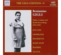 Audio Cd Beniamino Gigli - Gigli Edition Vol.8: Milano, Londra E Berlino 1933-19