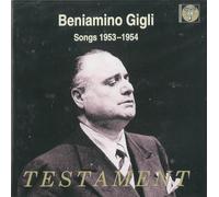 Beniamino Gigli Songs 1953 - 1954 (CD) Album