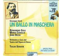 GIGLI BENIAMINO (tenore) - Verdi;Un Ballo in Maschera