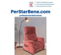 Giglio Poltrona relax elettrica 2 motori alzapersone con roller - made in italy