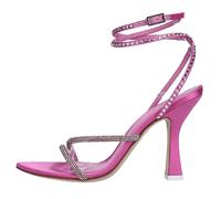 GIGLIO-SS23 095 SYRIA SATIN Sandali 3JUIN Donna Rosa Amu010_3jui