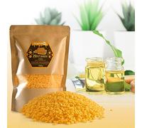 Gigmeta Pastiglie di cera d'api, cera d'api naturale al 100%, 400 g, ideali per cosmetici, candele e unguenti, saponi, cerate e lucidanti per legno