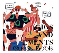 Gigs and Events Guest Book: For Events, Shows, Music and Stand-Up Gigs
