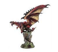 Gigsja 22 cm Monster Hunter Velkhana Action Figure PVC giocattolo personaggio modello decorazione statua regali da collezione (colore: marrone)