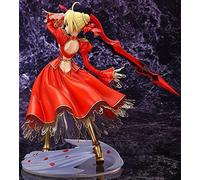 Gigsja Anime Girl Figure 23CM GigsjaEdition Anime Fate Stay Night Fate/Extra Ver. Red Saber Bella Ragazza PVC Personaggio Modello Ornamento Giocattolo Adulto Collezione Ornamento Statua Regalo di