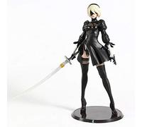 Gigsja Anime Girl Figure 30CM Anime Testa Emovable Arto Inferiore NieR: Automata 2B Yorha No.2 Type B PVC Action Figure Doll Modello da Collezione Giocattoli Adulti Ornamento Versione Deluxe