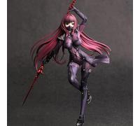 Gigsja Anime Girl Figure 31CM Anime PVC Fate/Grand Order Lancer Scathach Acquamarina Personaggio in piedi Modello Ornamento Giocattolo Adulto Bella Ragazza Ornamento Collezione Action Figure Regalo di